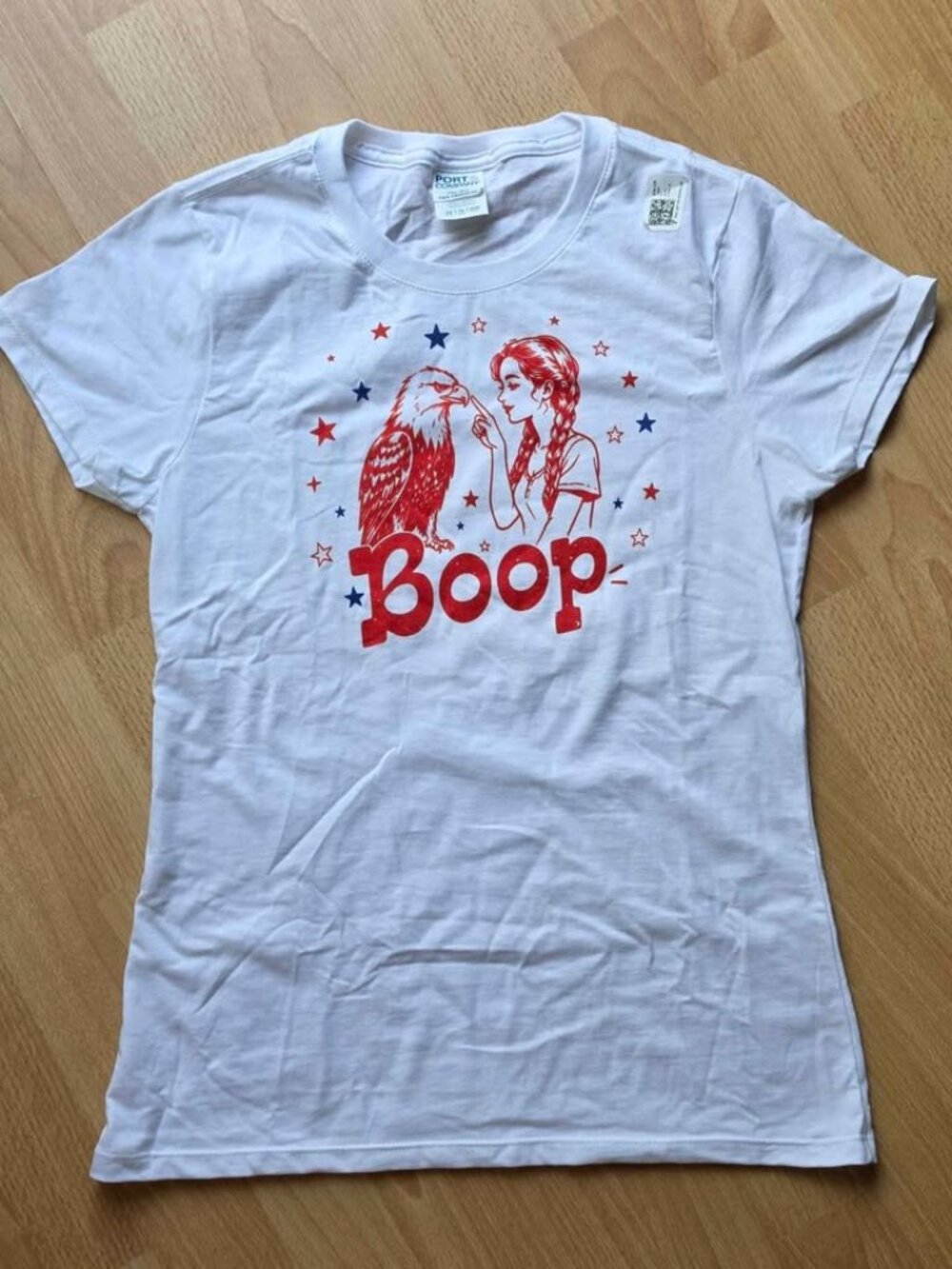 NEW! 4th of July Eagle Boop Shirt - Red White Blue